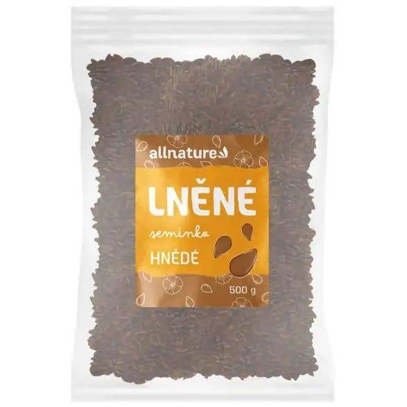 Allnature Lněné semínko hnědé 500 g