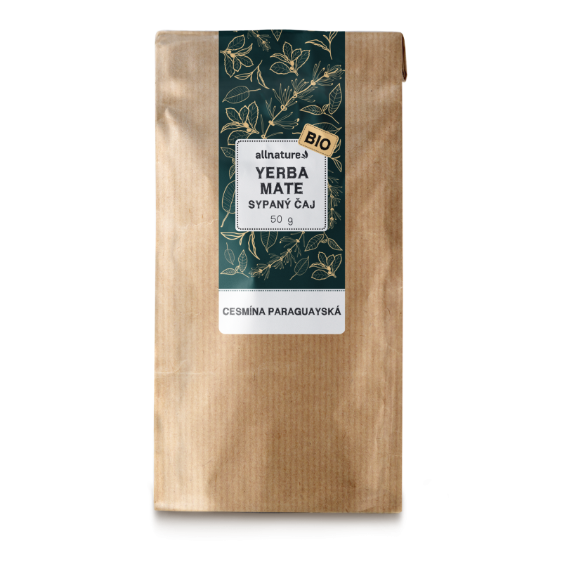 Allnature Yerba Mate čaj sypaný BIO 50 g