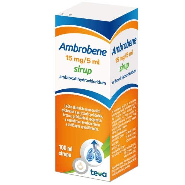 Ambrobene sirup 15 mg/5 ml 100 ml