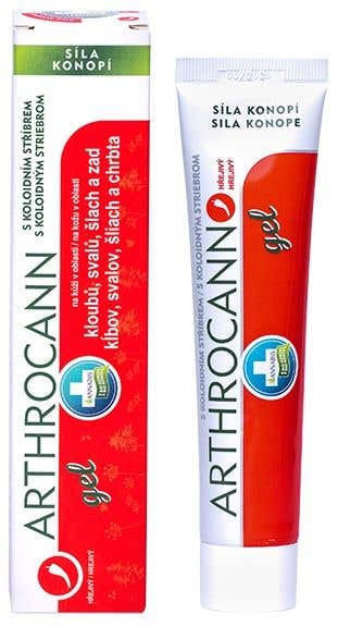 Annabis Arthrocann hřejivý gel z konopí s koloidním stříbrem 75 ml