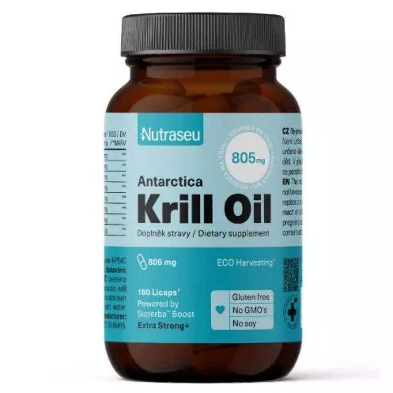 Nutraseu Antarctica Kril olej 805 mg 180 kapslí