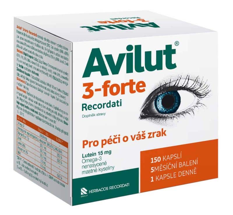 Avilut 3-Forte Recordati 150 kapslí