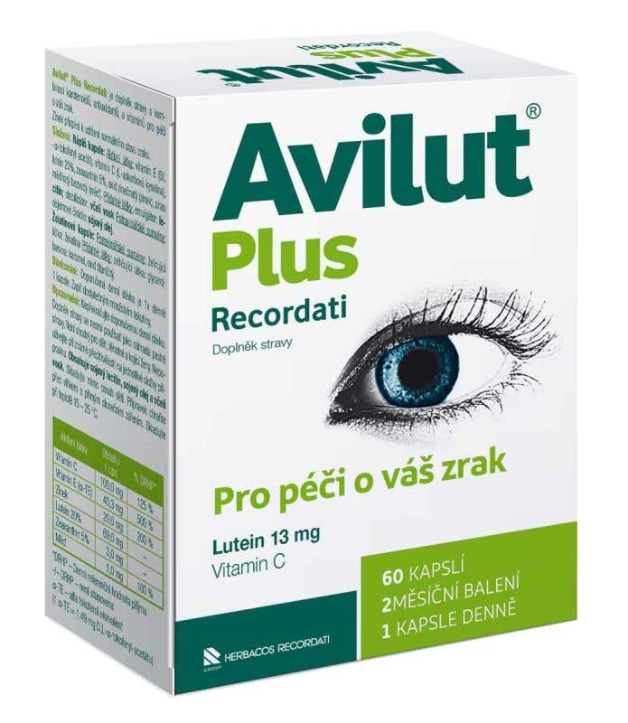 Avilut Plus Recordati 60 kapslí