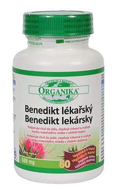 Organika Benedikt lékařský 500 mg 60 kapslí
