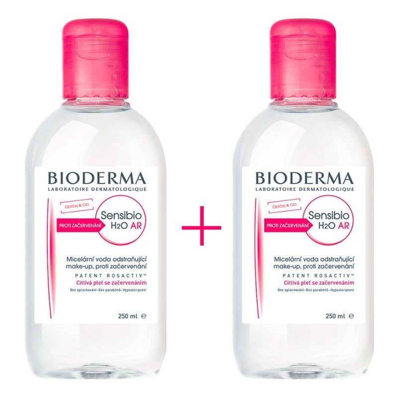 Bioderma Sensibio H2O AR Micelární odličovací voda 250ml 1+1