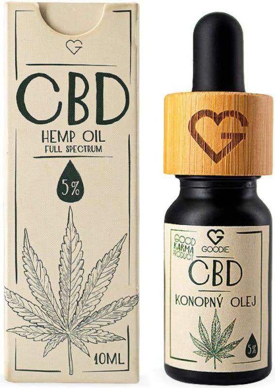 Goodie CBD Konopný olej 5% 10 ml