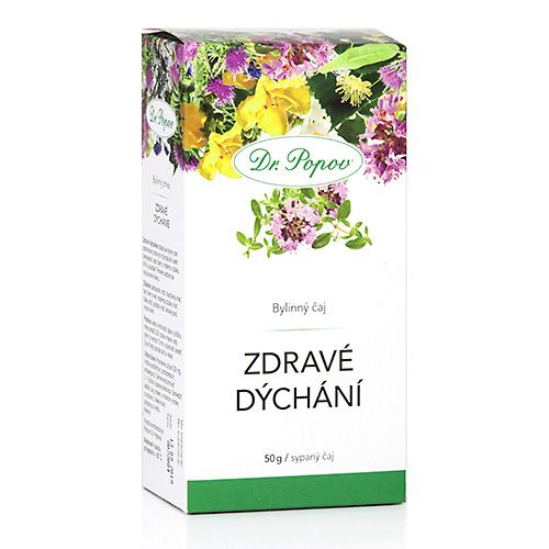 Dr. Popov Zdravé dýchání bylinný čaj sypaný 50 g