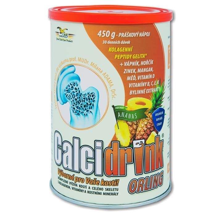 Calcidrink nápoj ananas 450g