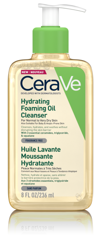 CeraVe Hydratační čisticí pěnící olej 236 ml