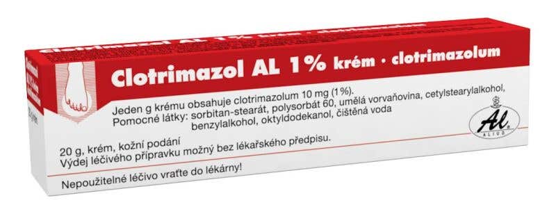 Clotrimazol AL 1% krém 20 g