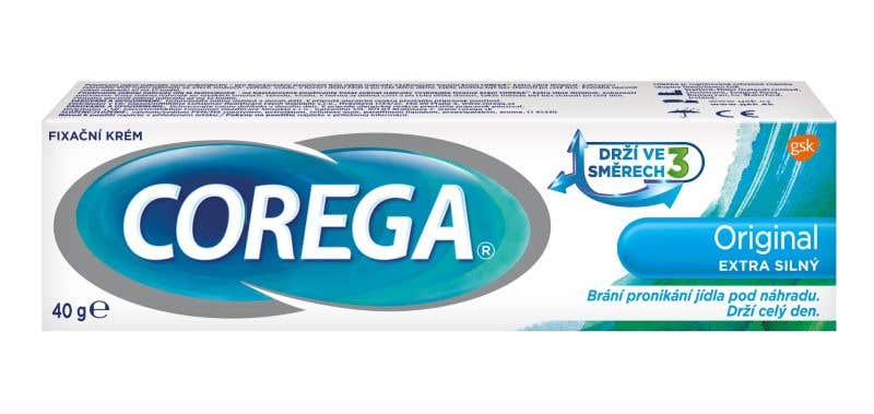 Corega Original extra silný silný fixační krém 40g