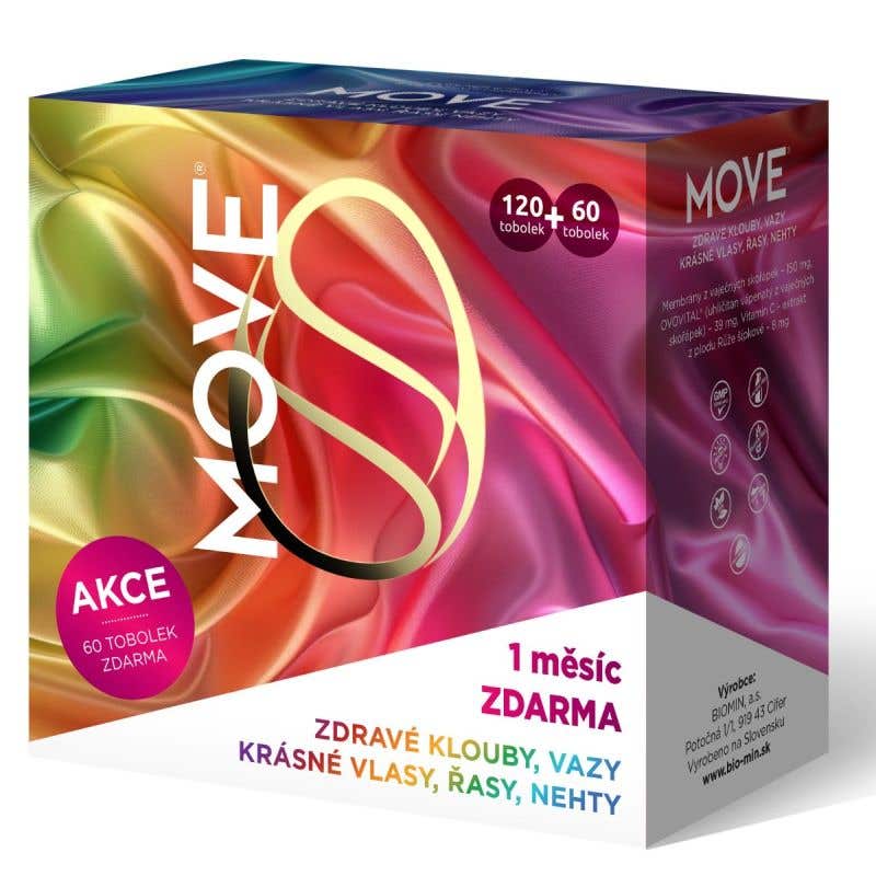Biomin Move Vánoční balení 120 + 60 tobolek