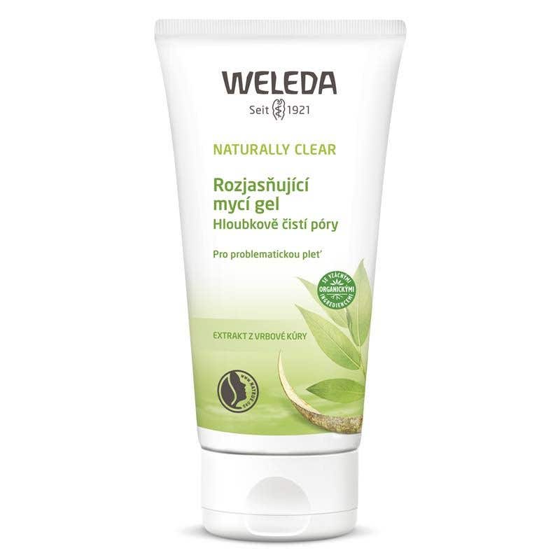 Weleda Naturally Clear rozjasňující mycí gel na problematickou pleť 100 ml