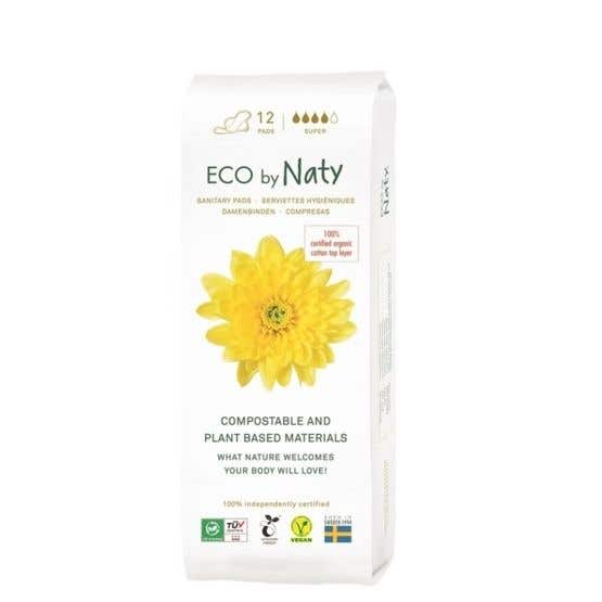 Eco by Naty Dámské vložky – super 12 ks