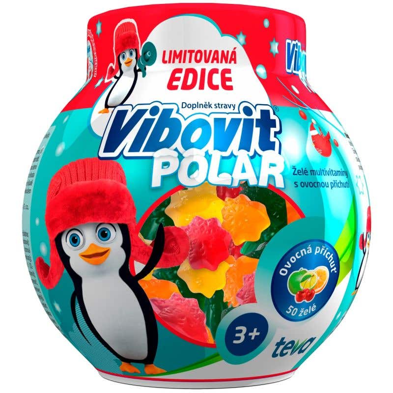 Vibovit Polar multivitamíny pre deti 50 želé