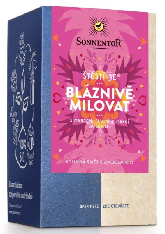 Sonnentor Bláznivě milovat čaj BIO 18 sáčků