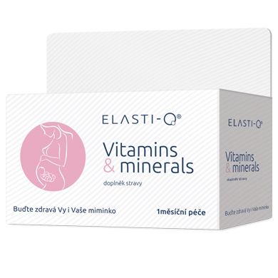 Elasti-Q Vitamins & Minerals s postupným uvolňováním 30 tablet