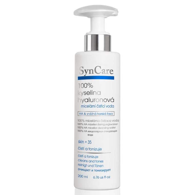 SynCare Micelární čisticí voda 100% kyselina hyaluronová 200ml