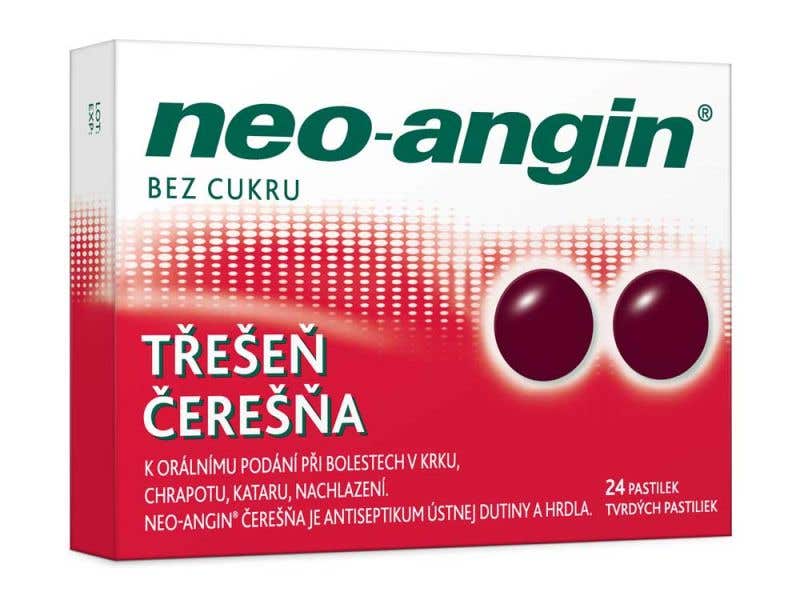 Neo-Angin čerešňa pastilky 24 ks