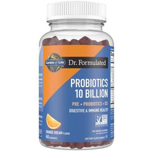 Garden of Life Dr. Formulated Probiotika 10B – Pomeranč medvídci 60 ks