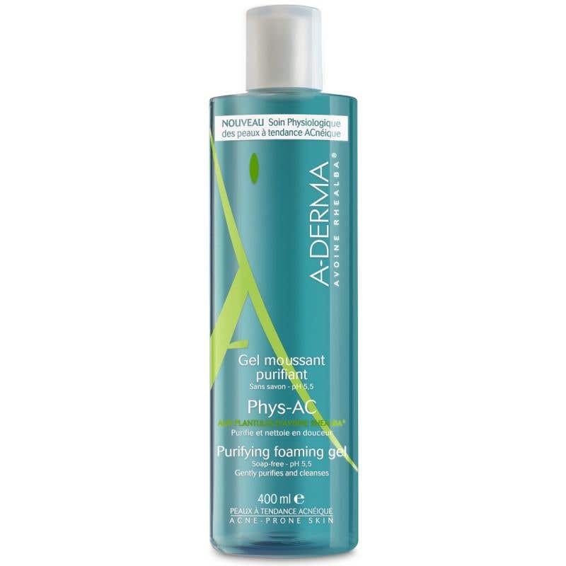 A-Derma Phys-AC Čisticí pěnivý gel 400ml