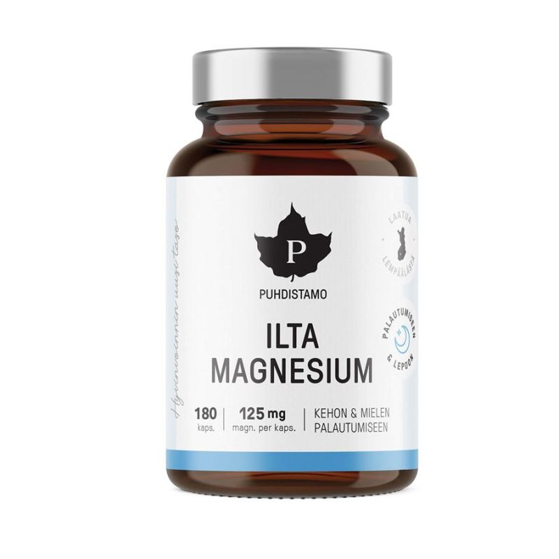 Puhdistamo Night Magnesium 180 kapslí