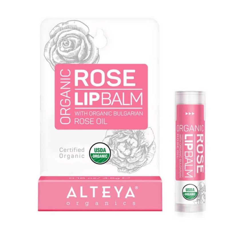 Alteya Organics Balzám na rty s růžovým olejem 5 g