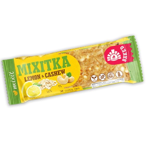 Mixit Pečená Mixitka Bez lepku – Kešu + Citron 60 g