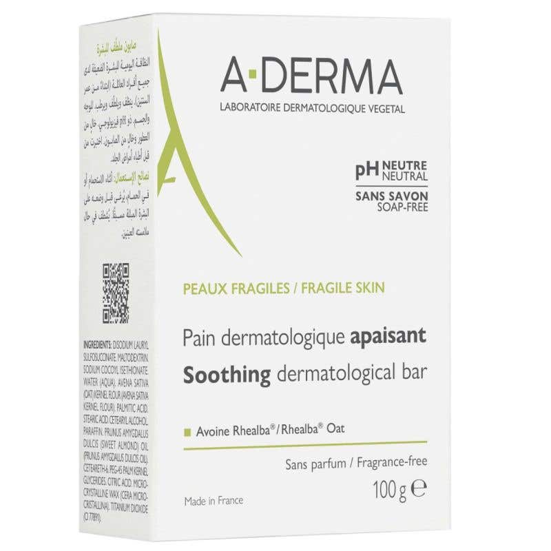 A-Derma Dermatologická mycí kostka pro citlivou pokožku 100 g