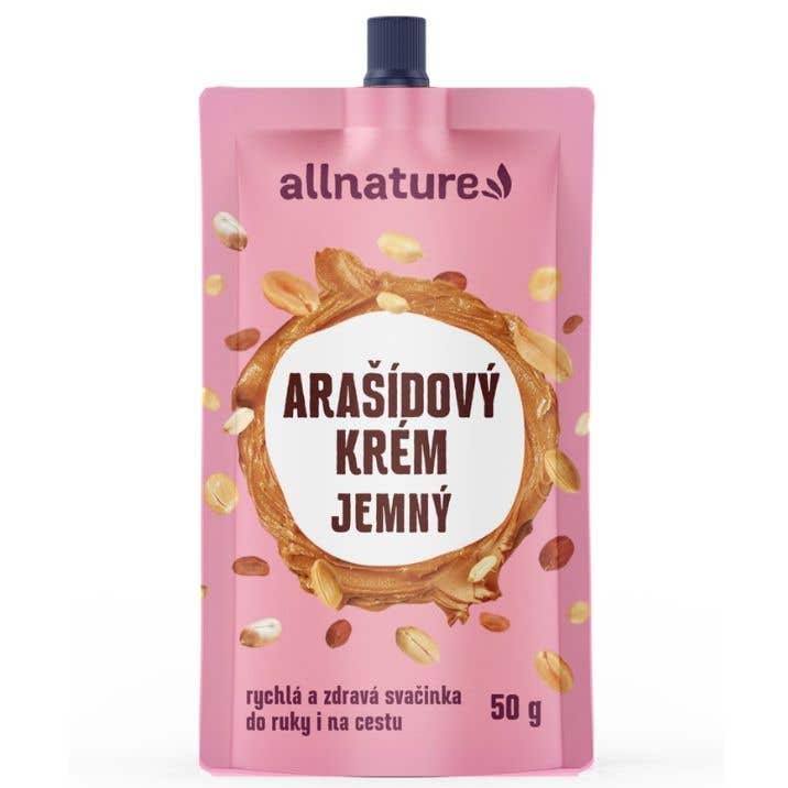 Allnature Arašidový krém jemný 50 g
