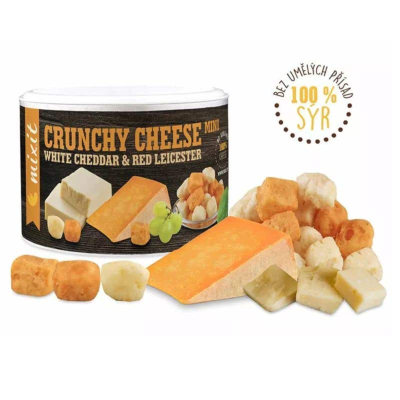 Mixit Křupavý sýr White Cheddar & Red Leicester 70 g