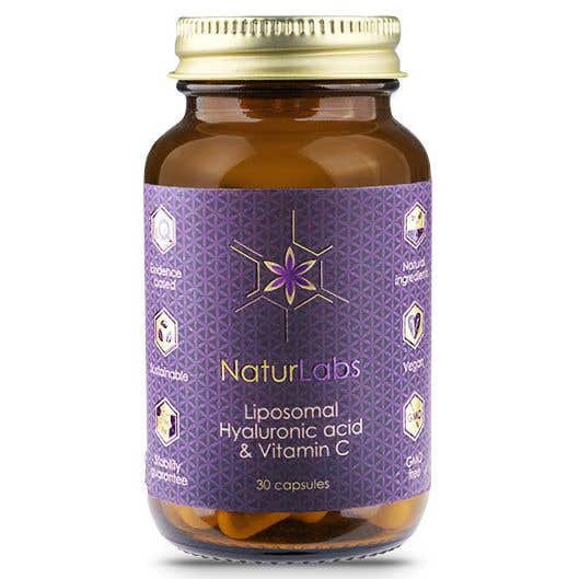 NaturLabs Kyselina hyaluronová a vitamín C v lipozomální formě 30 kapslí