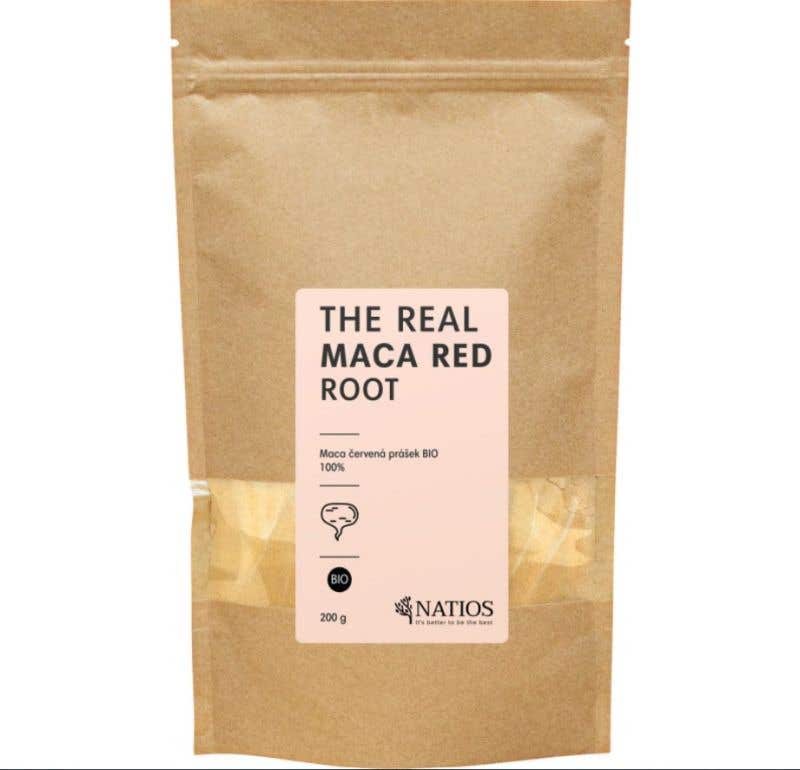 Natios Maca červená prášek BIO 200 g 