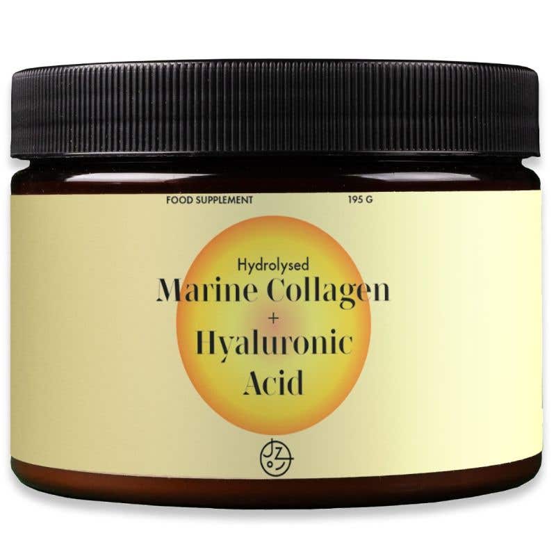 Jíme zdravě Hydrolyzovaný rybí kolagen s kyselinou hyaluronovou a vitamíny C a E - mango 195 g