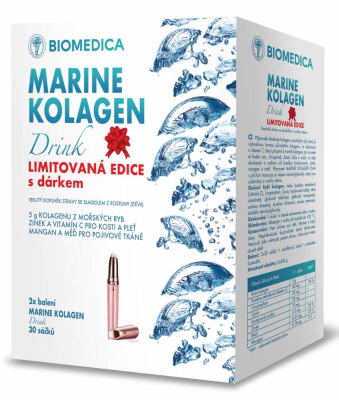 Biomedica Marine Kolagén Drink Limit 2x30 sáčkov s darčekom