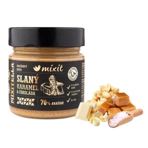 Mixit Mixitella – Arašídy se slaným karamelem 250 g