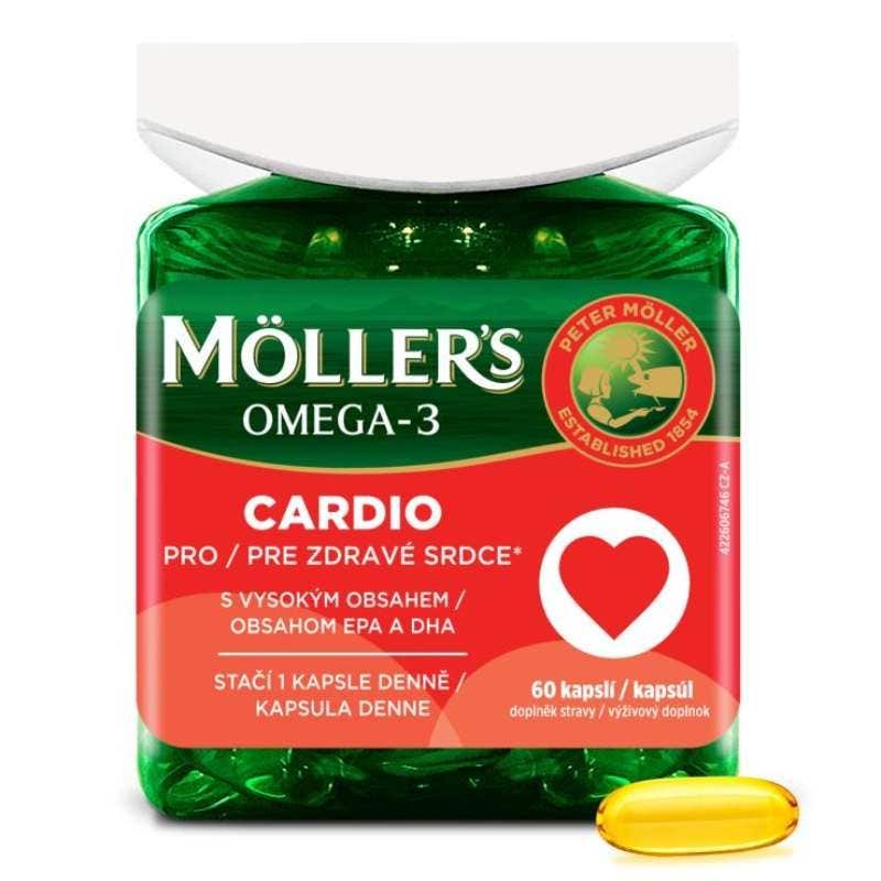 Mollers Omega 3 Cardio 60 kapslí