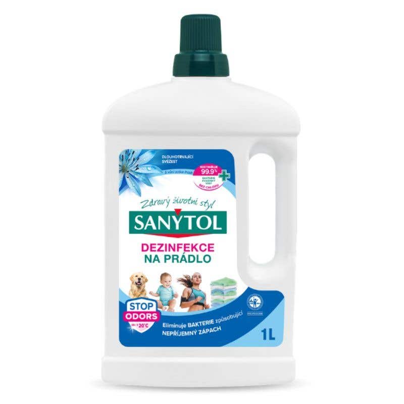 Sanytol Dezinfekce na prádlo – active fresh 1 l