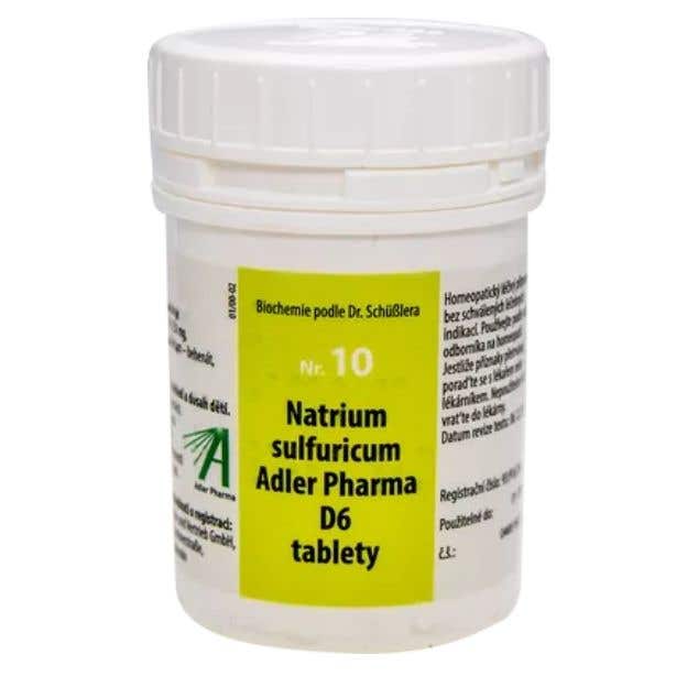 Adler Pharma Schüsslerovy soli – Nr. 10 Natrium sulfuricum D6 2000 tablet