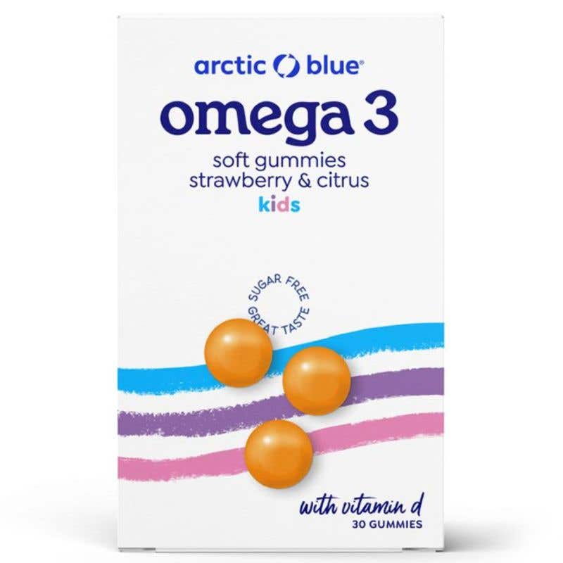 Arctic Blue Kids Omega 3 - Želé pro děti s vitamínem D 30 ks