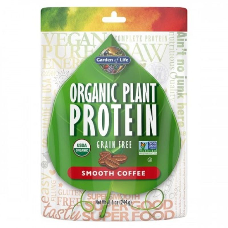 Garden of Life Organic Plant Protein - Smooth Coffee 244g 