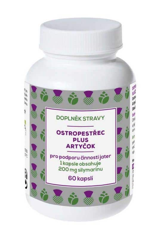 Naturvita Ostropestřec + Artyčok 60 kapslí