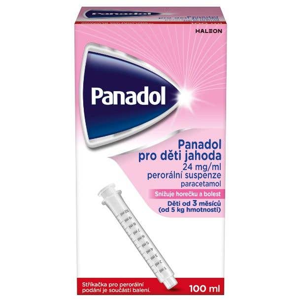 Panadol pro děti 24mg/ml jahoda 100 ml