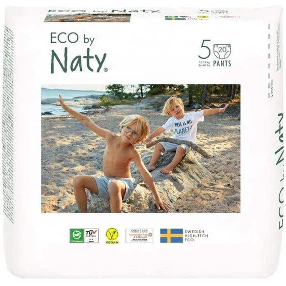 Eco by Naty Natahovací plenkové kalhotky Junior 12-18 kg 20 ks