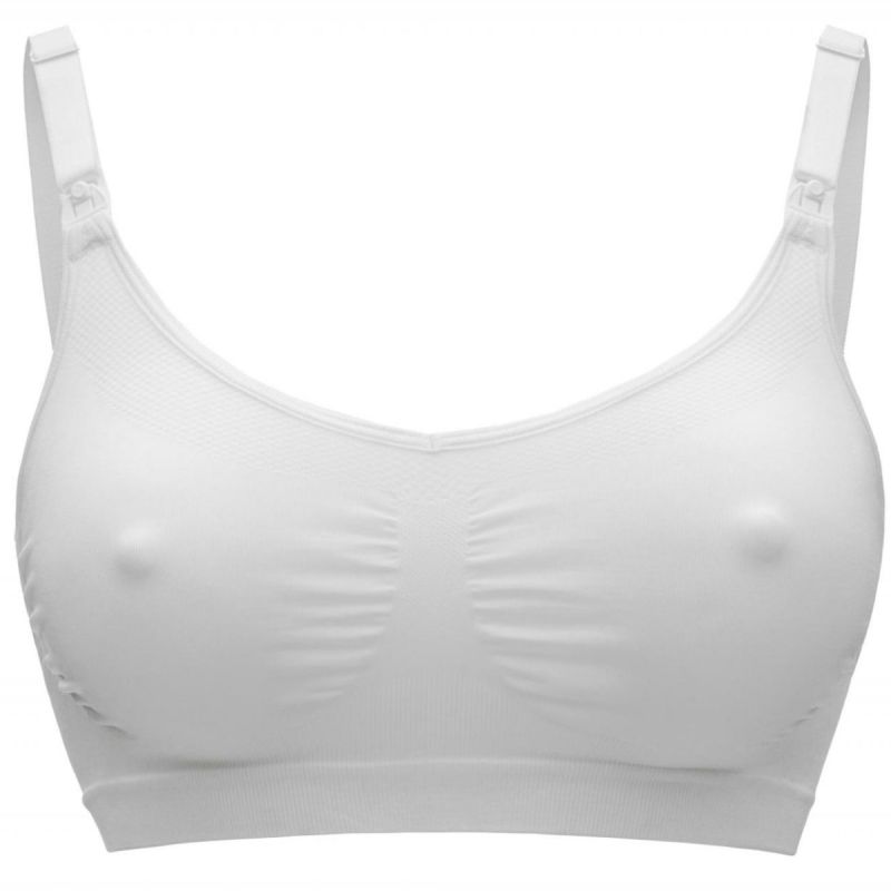 Medela Těhotenská a kojící podprsenka Keep Cool – bílá velikost L