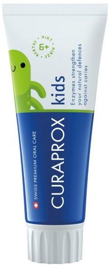 Curaprox Kids Dětská zubní pasta od 6-ti let Máta 60 ml
