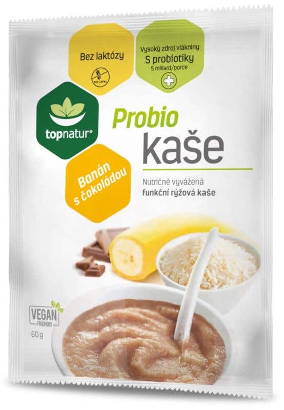 Topnatur Probio kaša banán s čokoládou 60 g