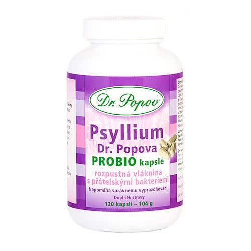Dr. Popov Psyllium Probio kapsule 120 ks