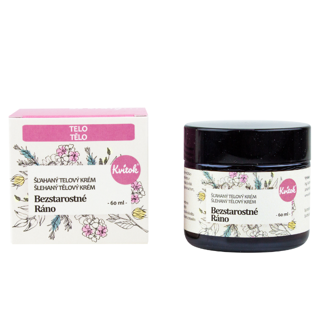 Kvitok Bezstarostné ráno - šlehaný tělový krém 60 ml