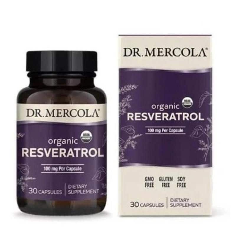 Dr. Mercola Resveratrol 100 mg 30 kapslí